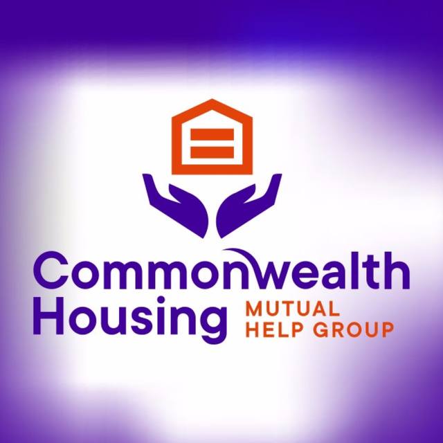 Logo of the Commonwealth Housing Mutual Help Group: a house held in two hands above the words Commonwealth Housing.