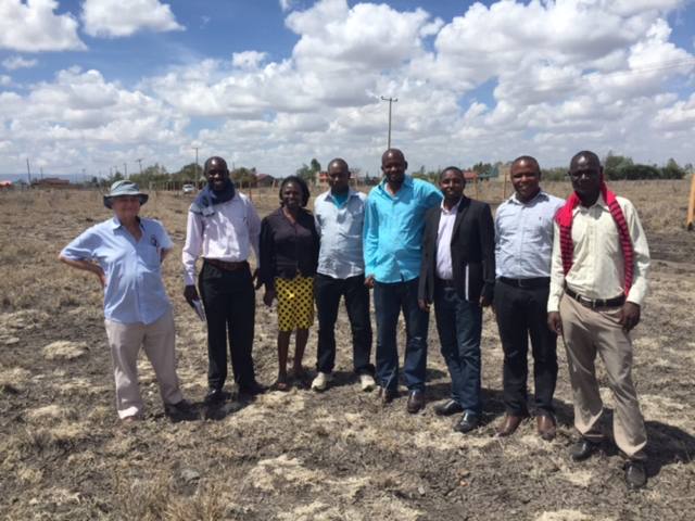 An early site visit by MWAMKO and CHG members
